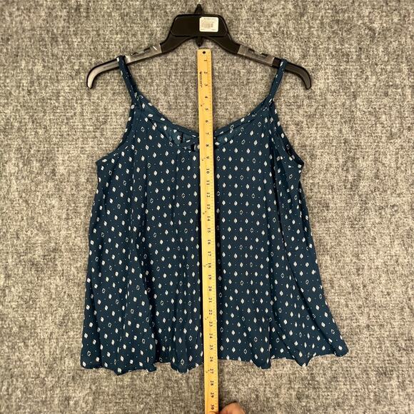 Torrid Shirt Women 1X 1 Strappy Blue Basic Sleeveless Casual‎ Lightweight - Picture 7 of 9